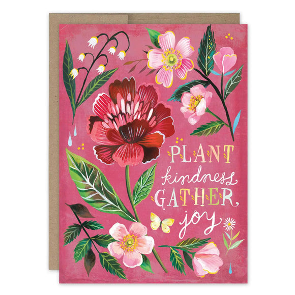 Plant Kindeness Birthday Card