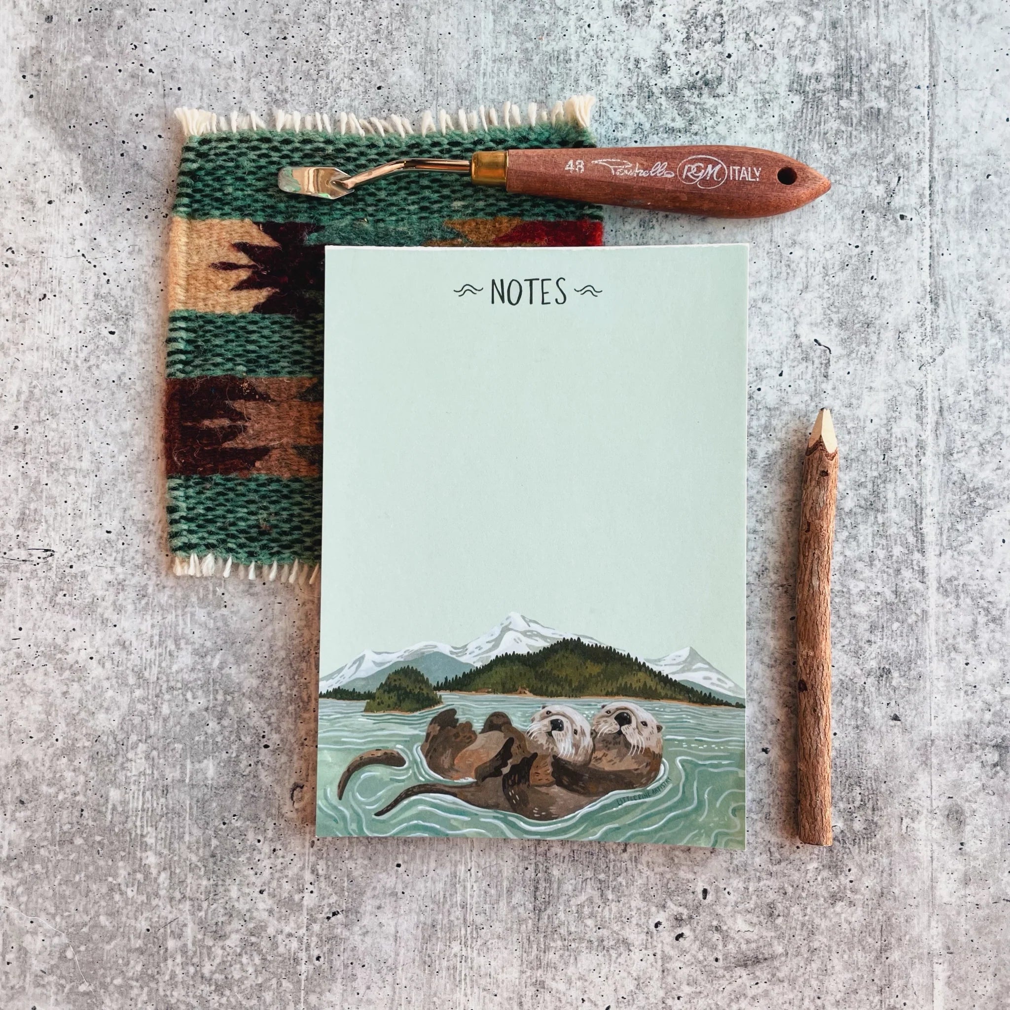 Playful Otter Card