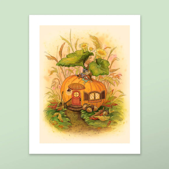Pumpkin House - Fine Art Print