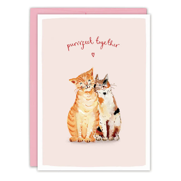 Purrrfect Together Valentine's Day Card