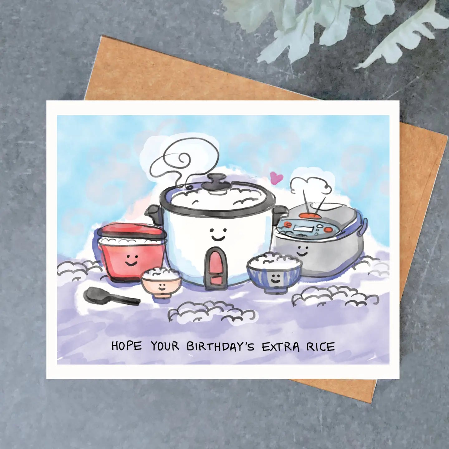 Rice Cooker Birthday Card