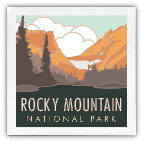 Rocky Mountain National Park 1, Colorado Ceramic Coaster