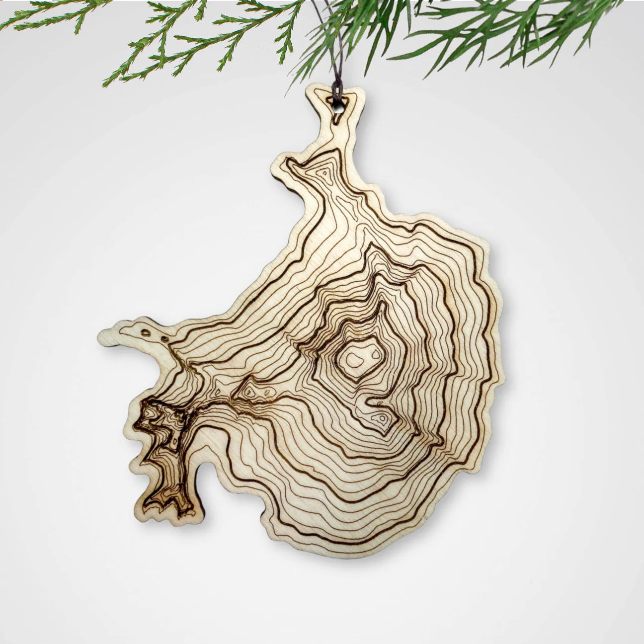 Mount Baker Topography Ornament