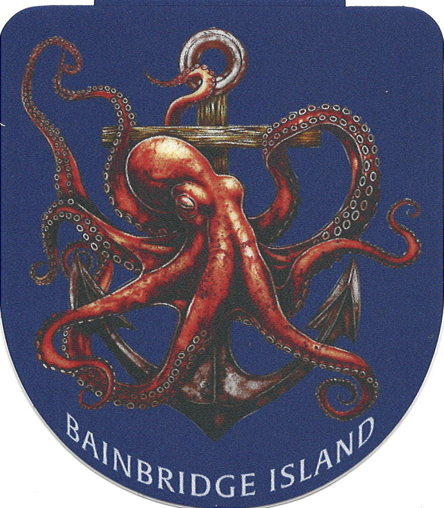 Bainbridge Island Kraken Anchor Sticker