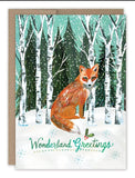 Wonderland Fox Boxed Holiday Cards