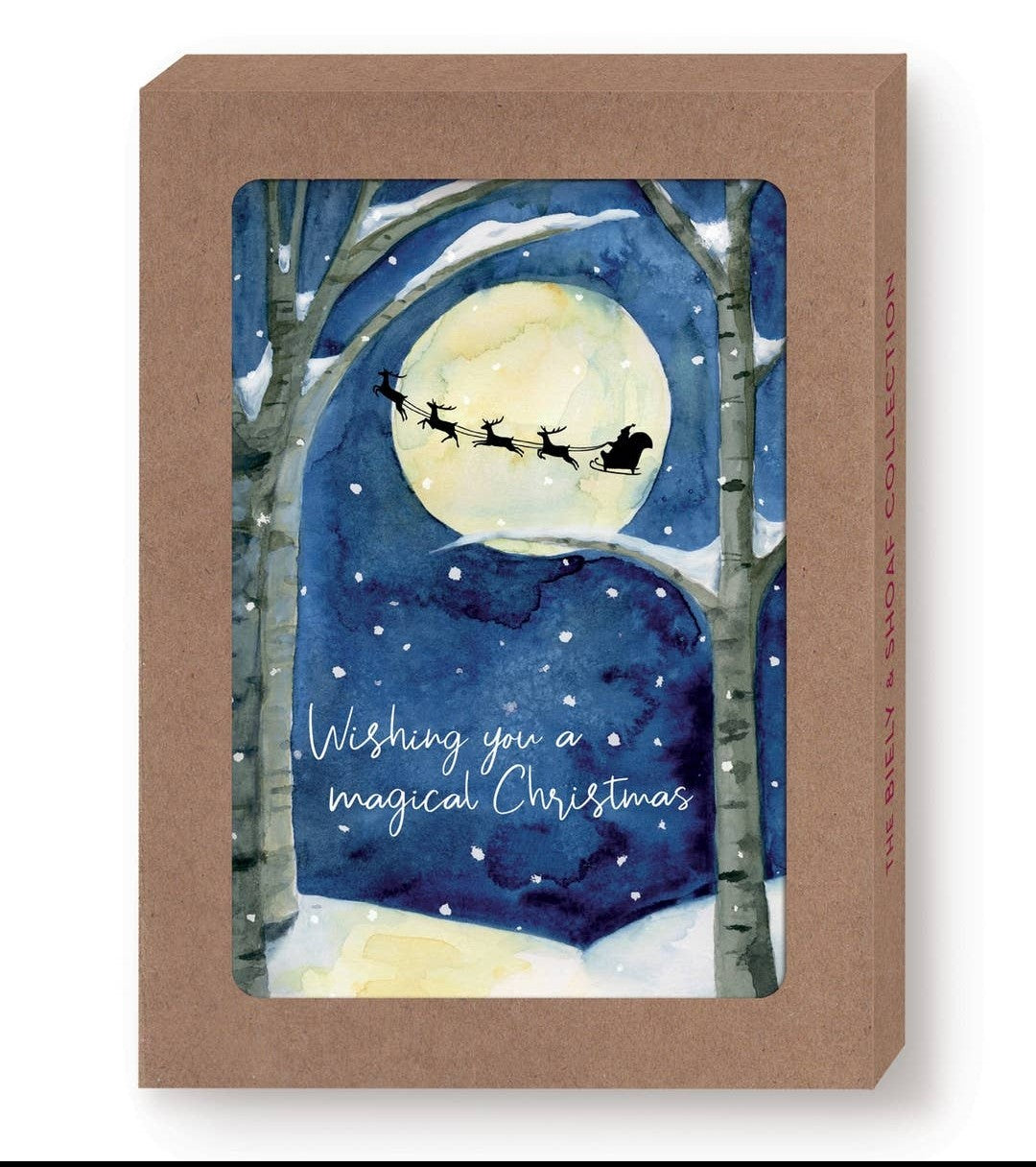 Santa in the Sky Boxed Holiday Cards