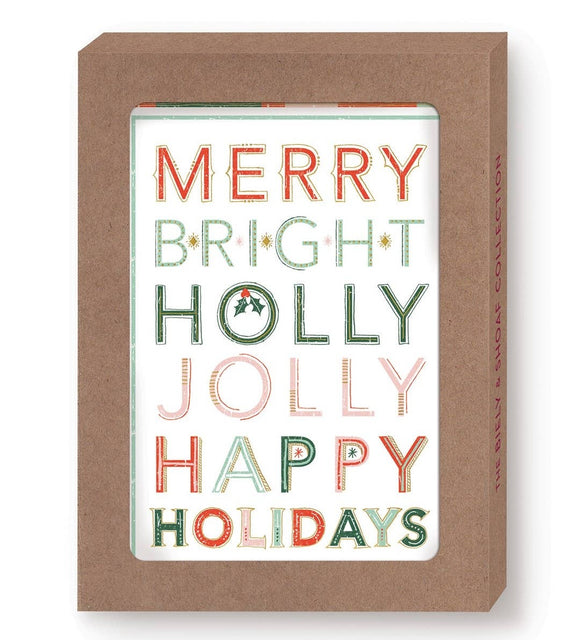 Holly Jolly Boxed Holiday Cards