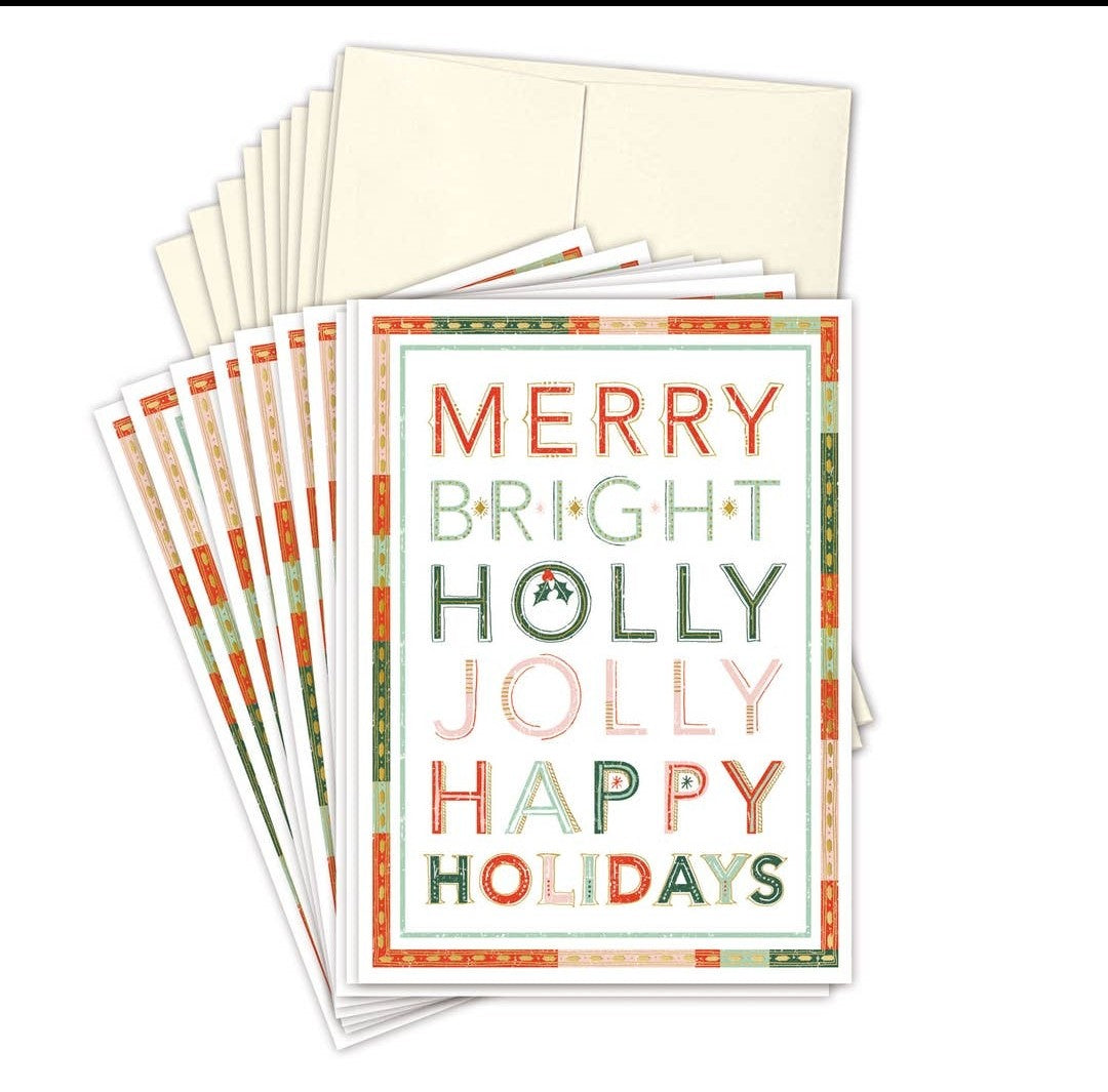 Holly Jolly Boxed Holiday Cards