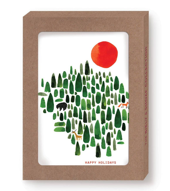 Winter Forest Boxed Holiday Cards