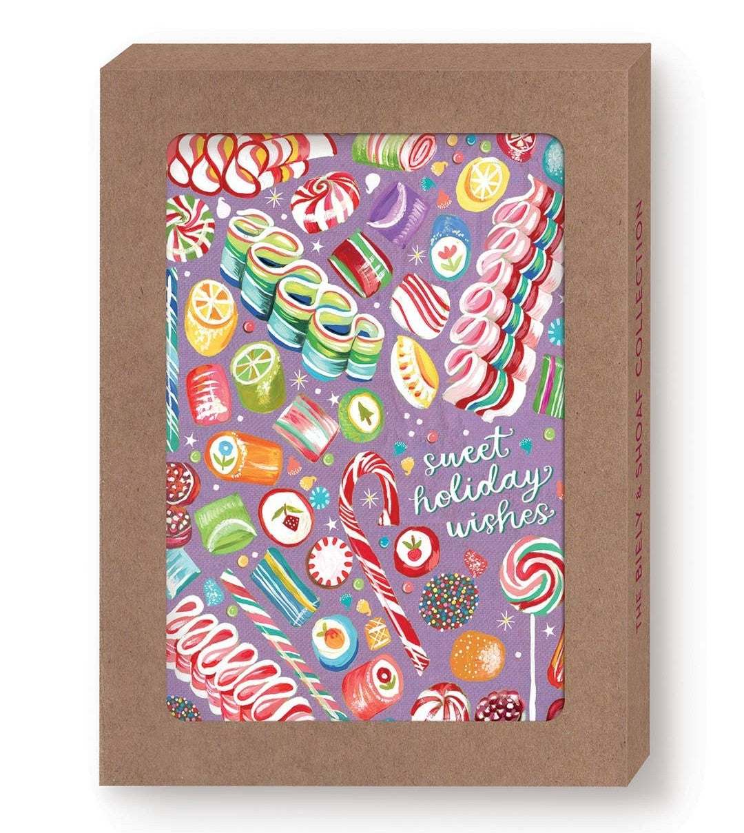 Ribbon Candy Boxed Holiday Cards