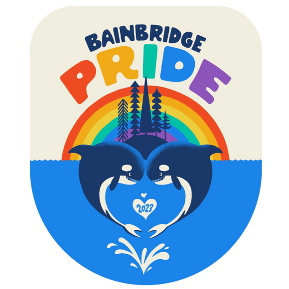 Bainbridge Pride Orcas Art Print