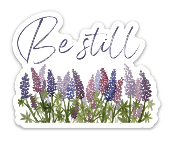 Be Still | Watercolour Sticker
