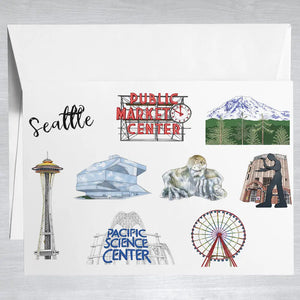 Welcome to Seattle Greeting Card