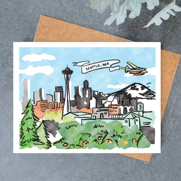 Seattle Landscape Card