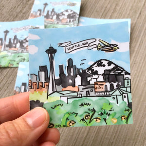 Seattlescape Sticker