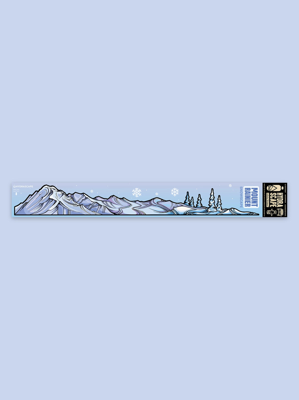 Snowscape: Mount Rainier Infinity Sticker