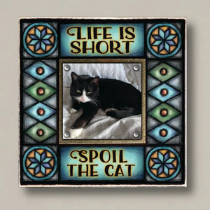 Spoil the Cat Pet Picture Frame Wall Art