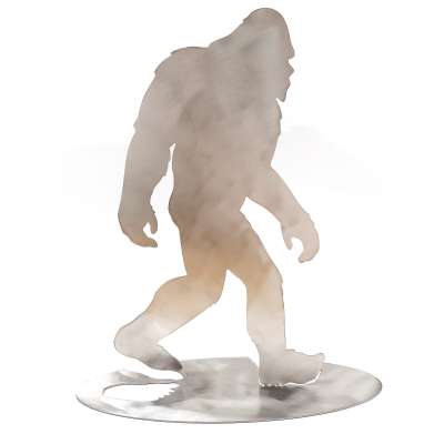 Stainless Sasquatch Bigfoot Walking Stand-Up
