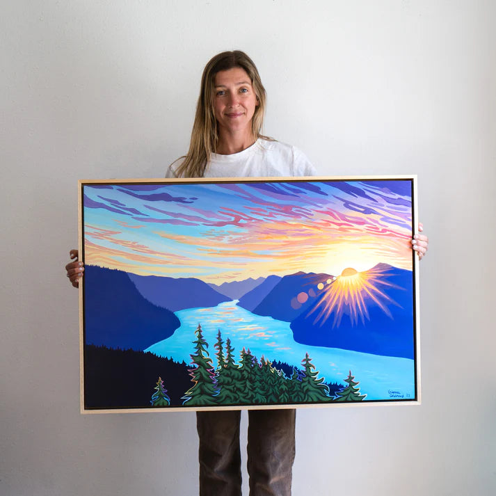 Storm King Sunset Art Print