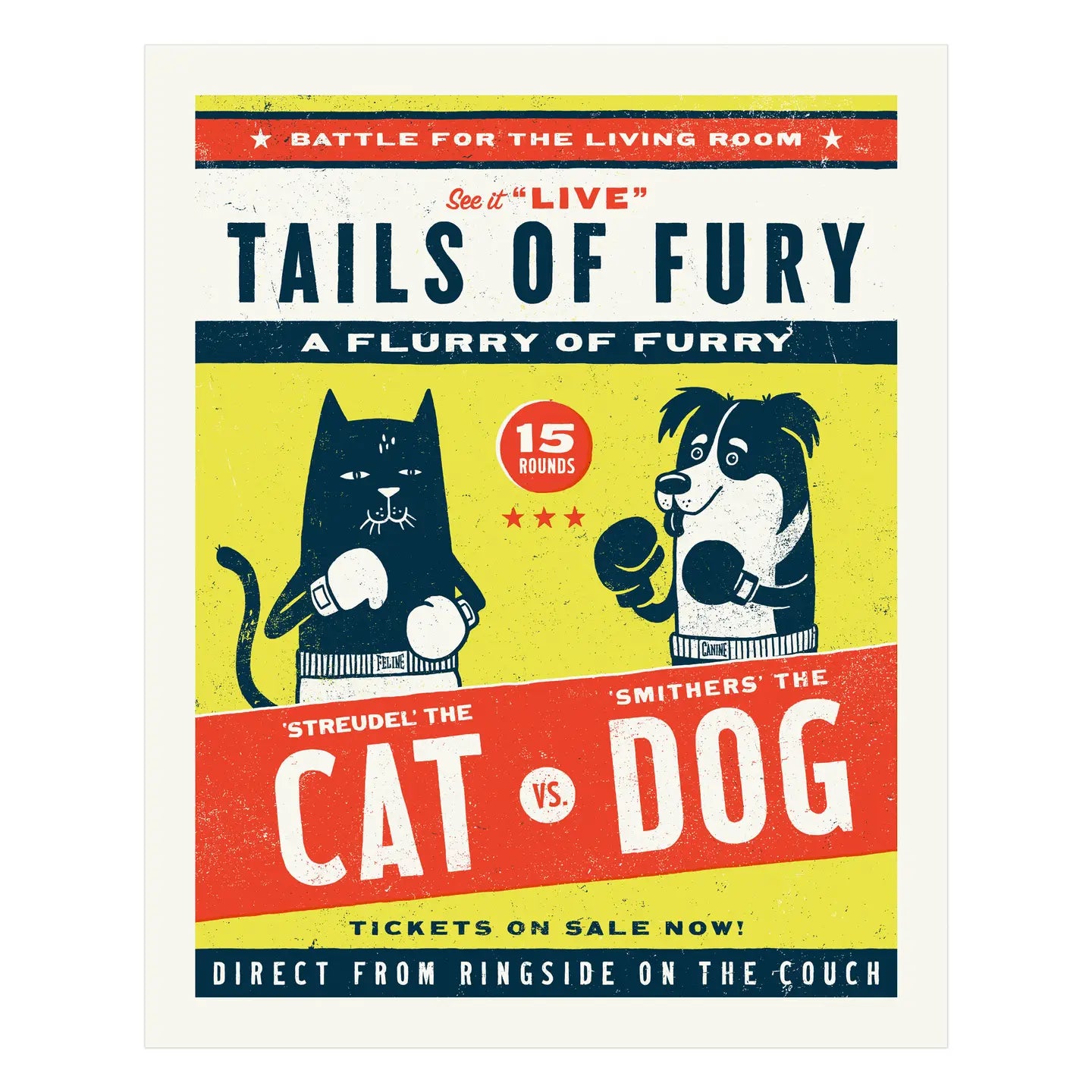 Tails of Fury Screen Print