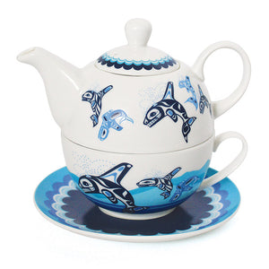 Tea for One Set | Orca Family by Paul Windsor