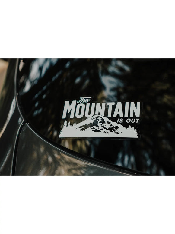 The Mountain Is Out - Mount Rainier - Sticker