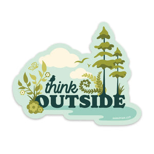 Think Outside Sticker