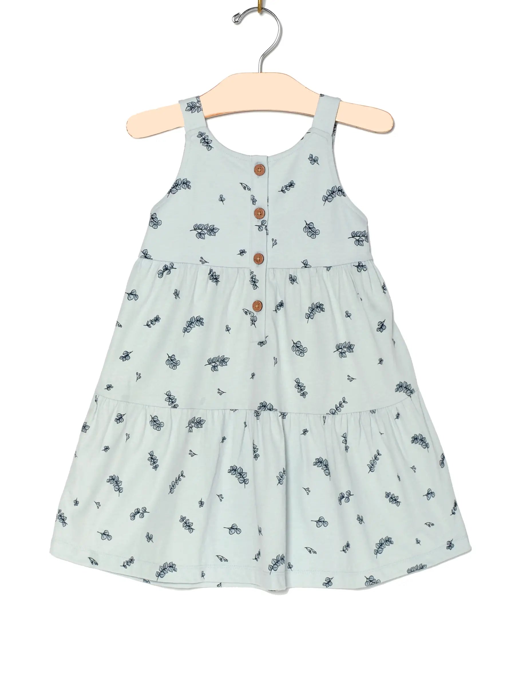 Tiered Tank Dress-Eucalyptus