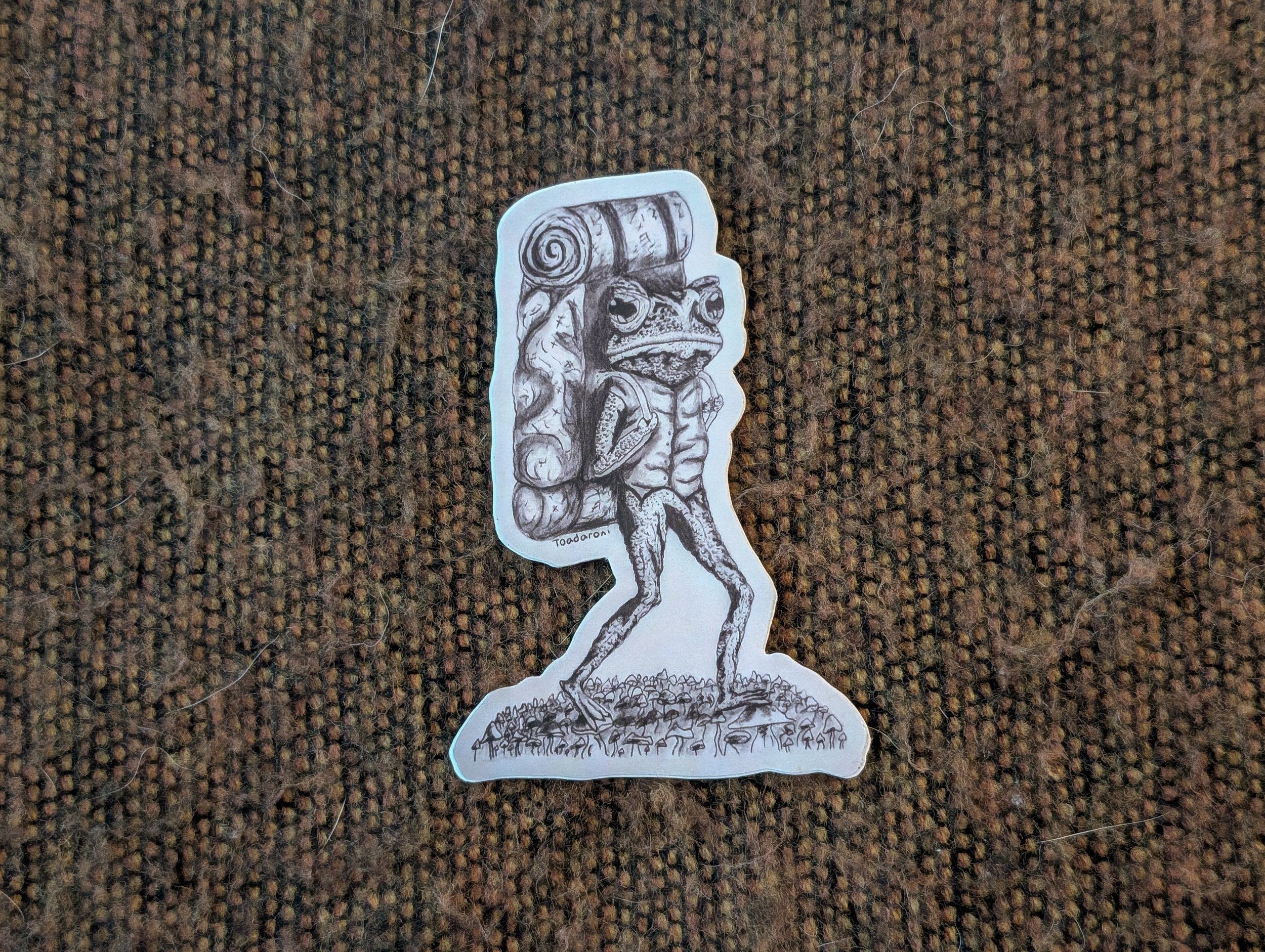 Toad Packing Sticker