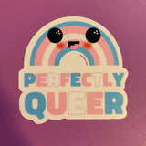 Perfectly Queer Rainbow Sticker