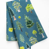 Trees Tea Towel - Organic Cotton Kitchen Towel
