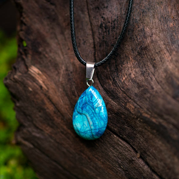 Turquoise Pendant Necklace by Miss Maddie