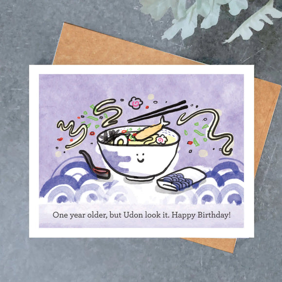 Udon Birthday Card