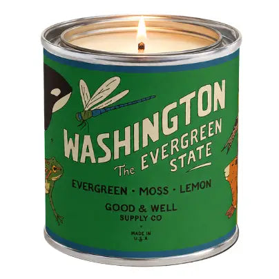 Washington The Evergreen State Soy Candle