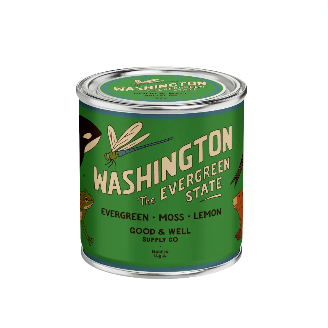 Washington The Evergreen State Soy Candle