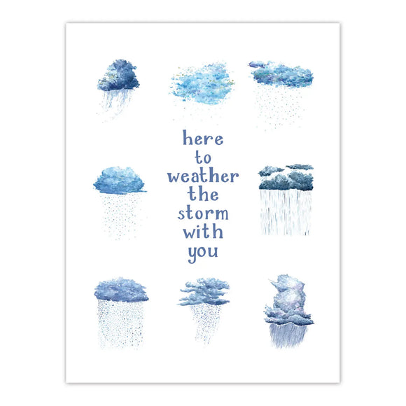 Here to Weather the Storm with You Card