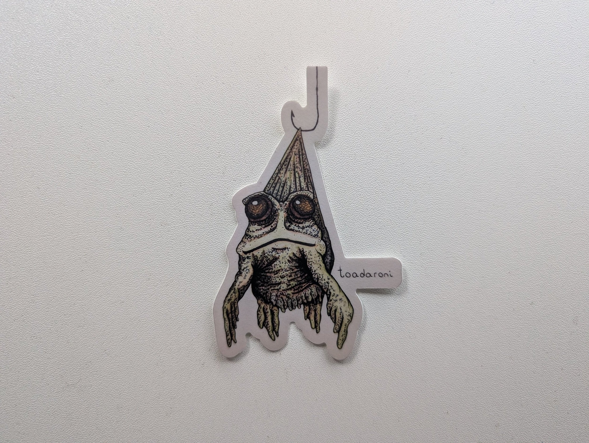 Wedgie Toad Sticker