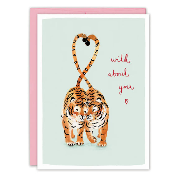 Wild About You Valentine's Day Card