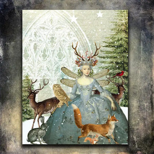 Winter Solstice Queen Greeting Card