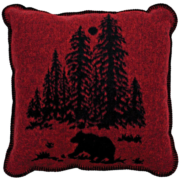Wooded River Bear - Pillow 20x20