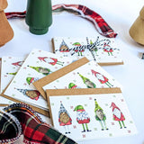 Christmas Gnome Mini Enclosure Cards | Gift Tags | Set of 6