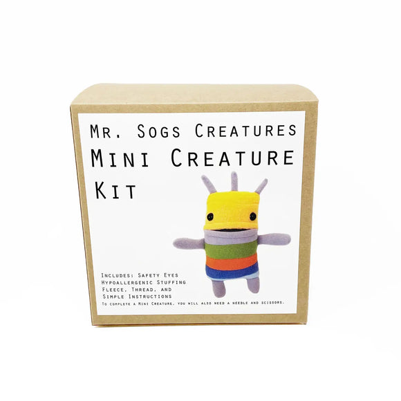 Mini Creature DIY Sewing Kit Yellow