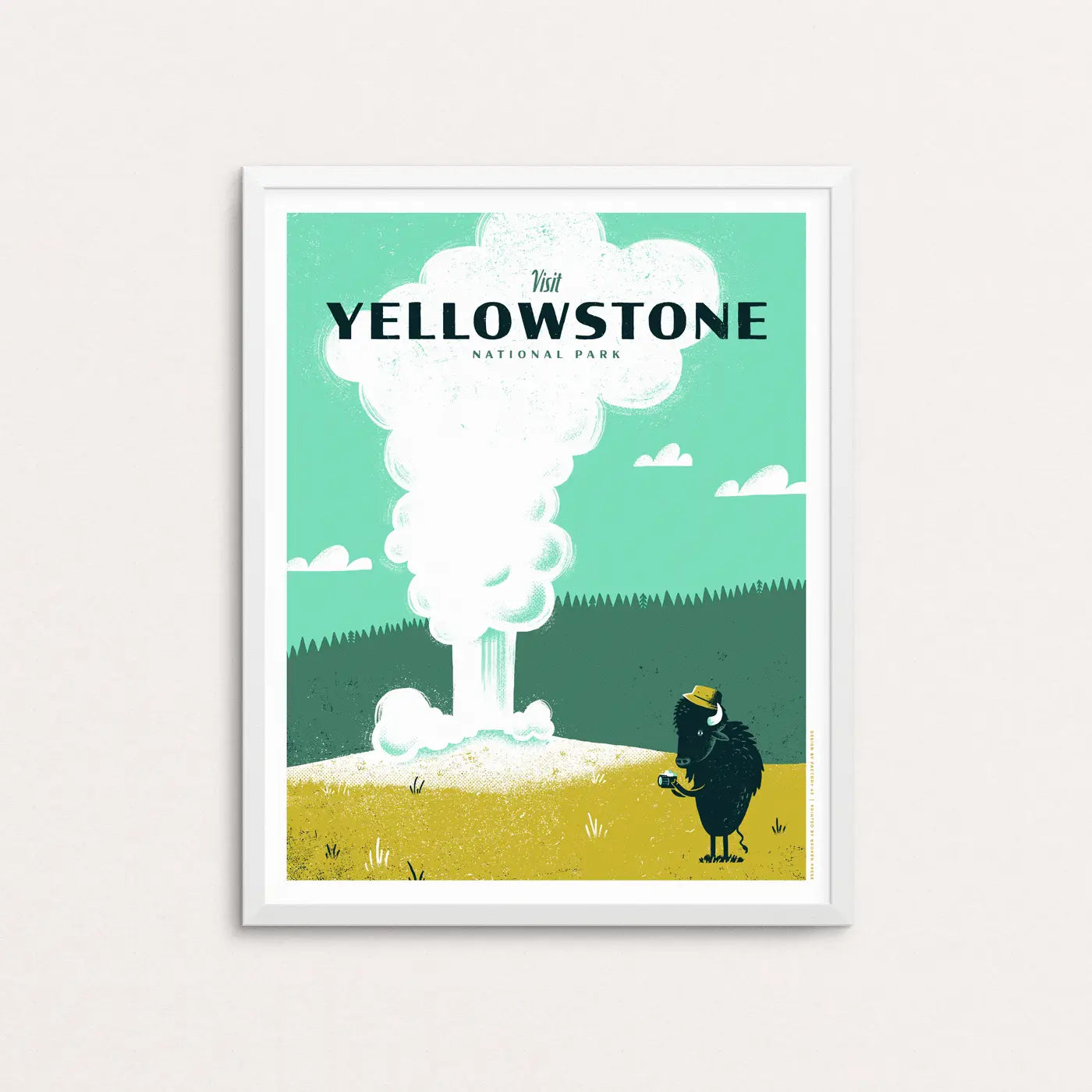 Yellowstone National Park Screen Print