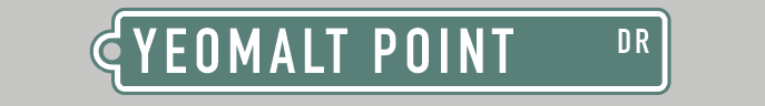 Bainbridge Island Street Sign Keychain