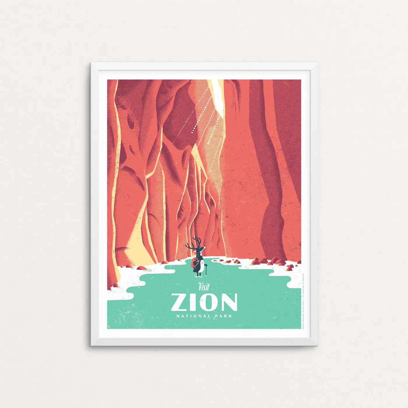 Zion National Park Screen Print