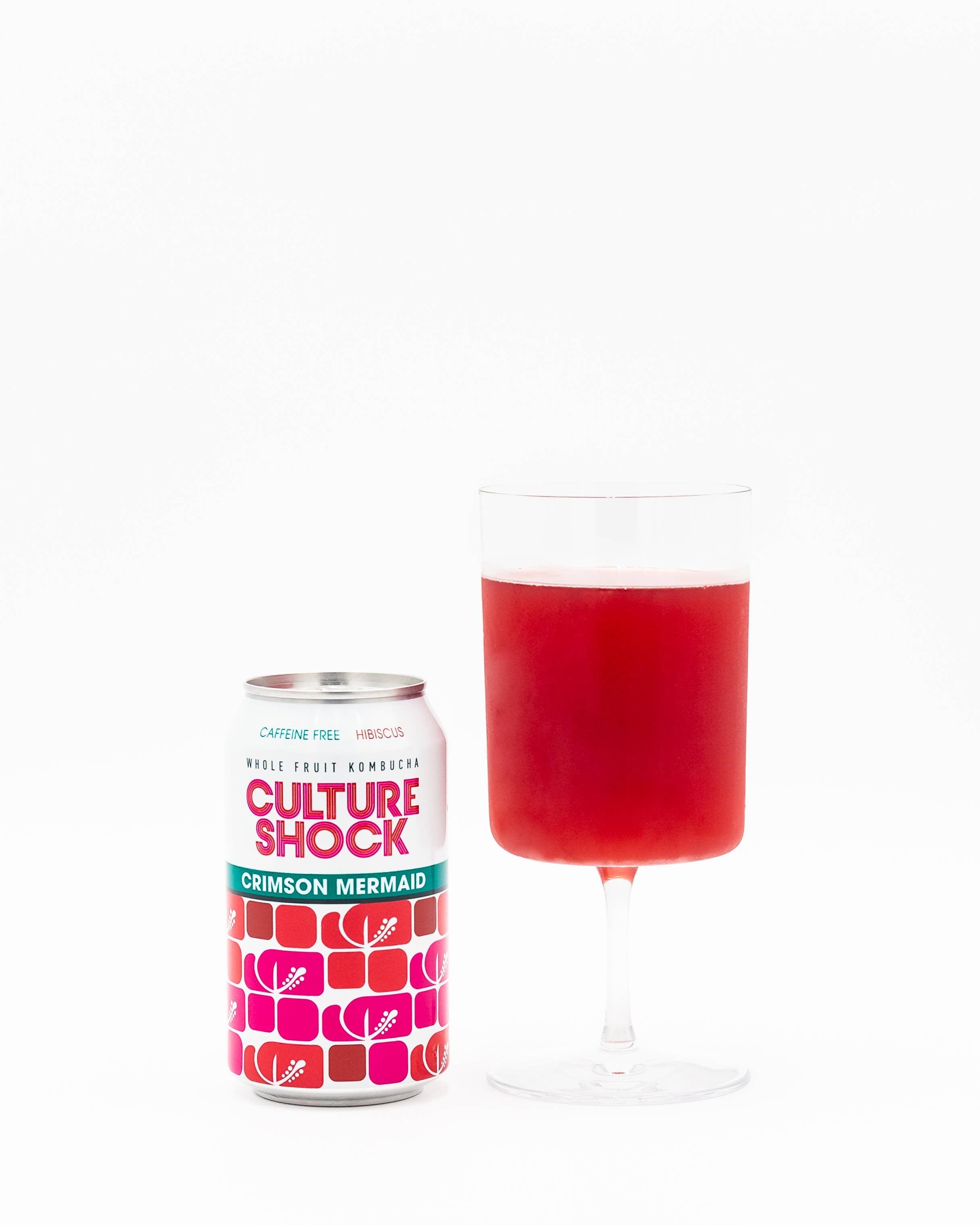 Kombucha, Crimson Mermaid, caffeine free hibiscus