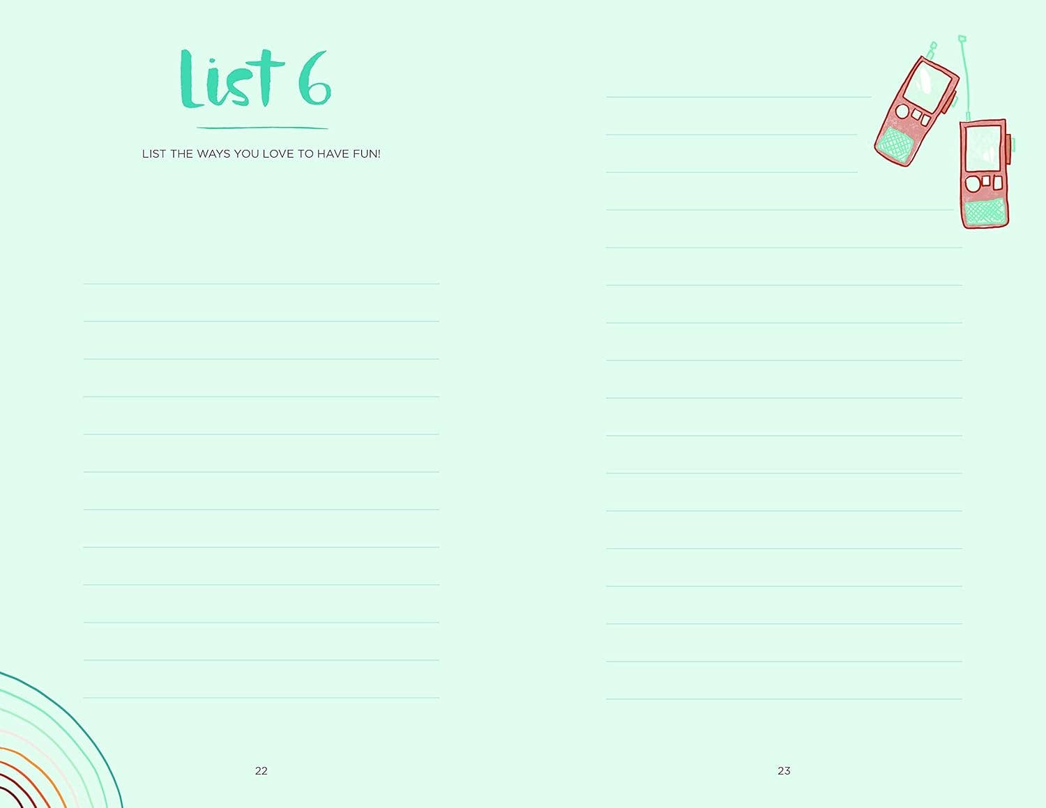 Journal for Kids: A 52 Lists Daily Journal with Stickers
