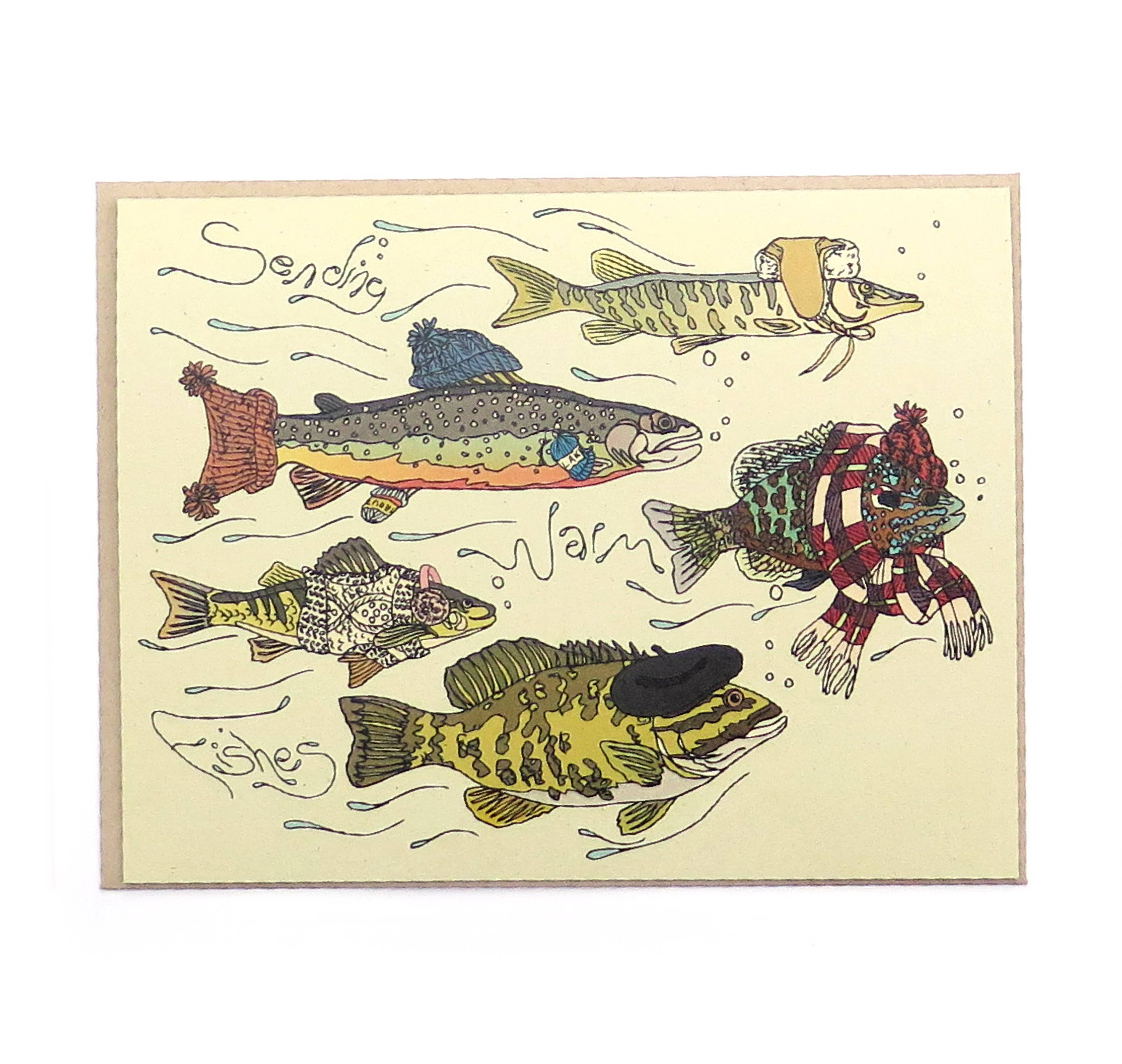 Warm Fishes Holiday Card