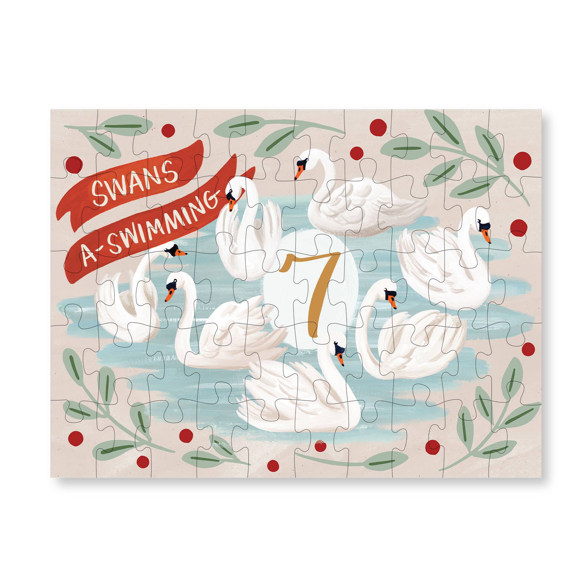 12 Days of Christmas - 50 Piece Jigsaw Puzzles - Set of 12