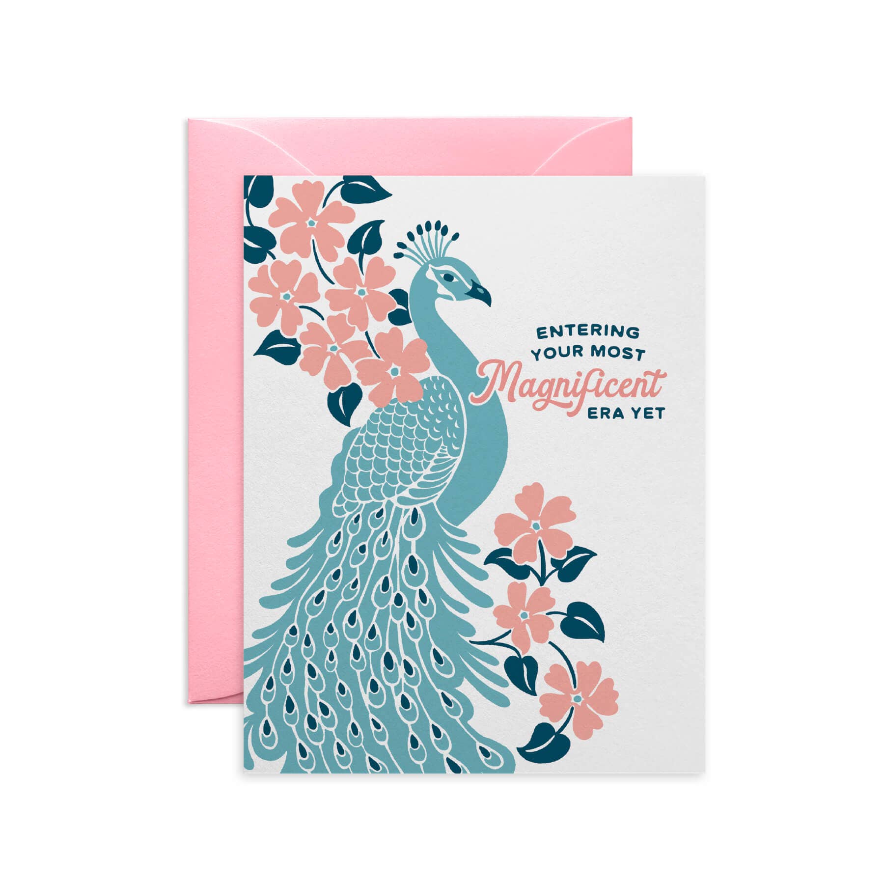 Magnificent Peacock Card
